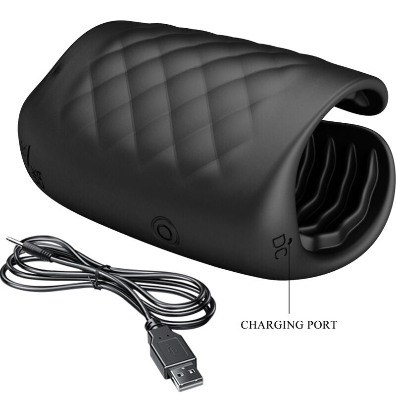 PRETTY LOVE - MASTURBATORE MANUALE PER VIBRATORE RICARICABILE GLAND