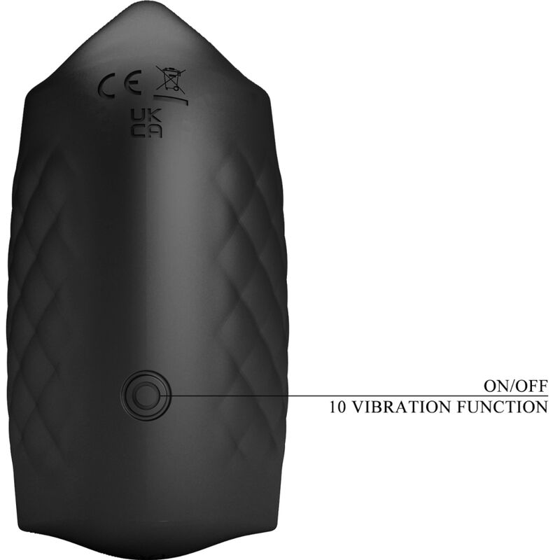 PRETTY LOVE - MASTURBATORE MANUALE PER VIBRATORE RICARICABILE GLAND