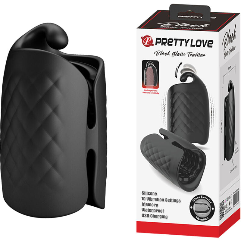 PRETTY LOVE - MASTURBATORE MANUALE PER VIBRATORE RICARICABILE GLAND