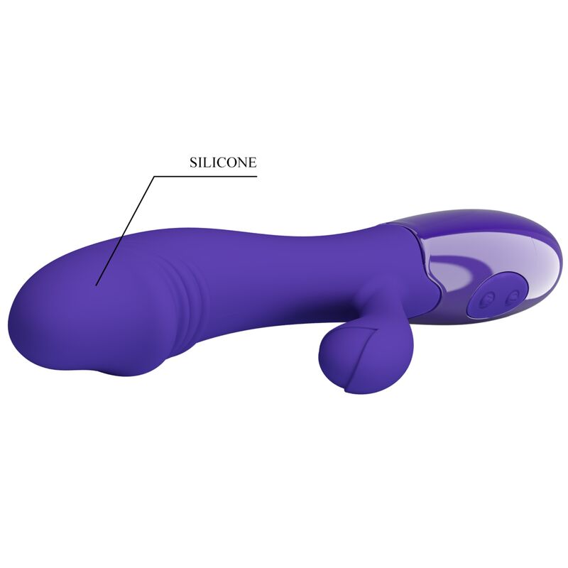PRETTY LOVE - VIBRATORE SNAPPY YOUTH E STIMOLATORE DEL PUNTO G VIOLA