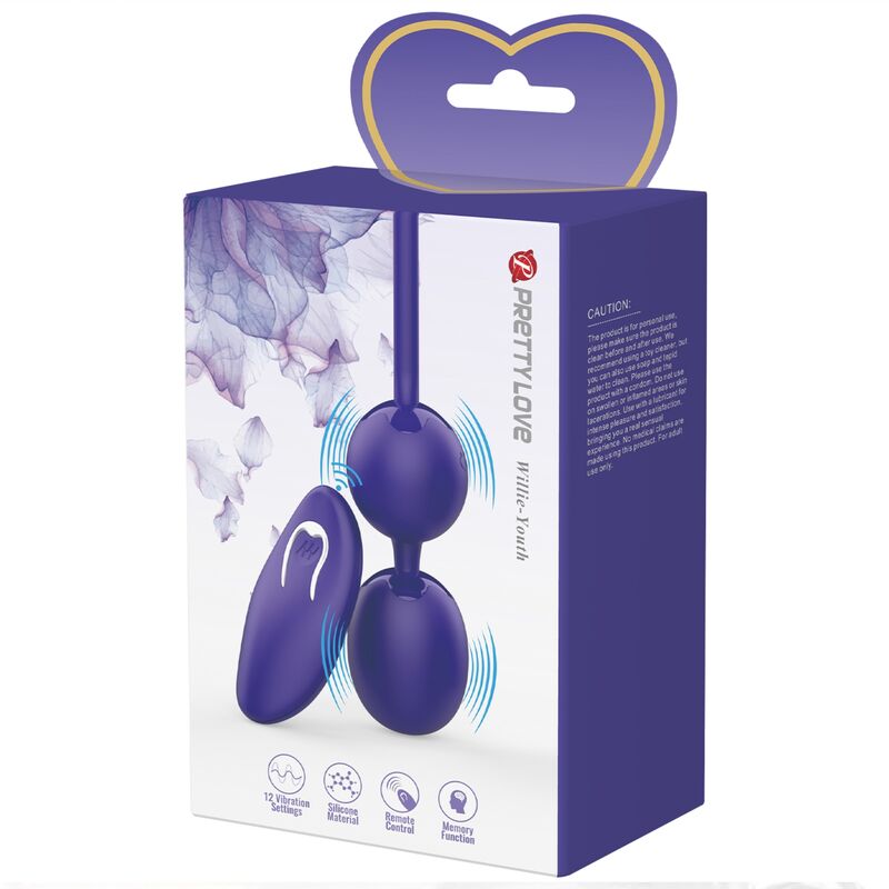 PRETTY LOVE - WILLIE YOUTH PALLINE TELECOMANDATE E VIBRAZIONE VIOLA