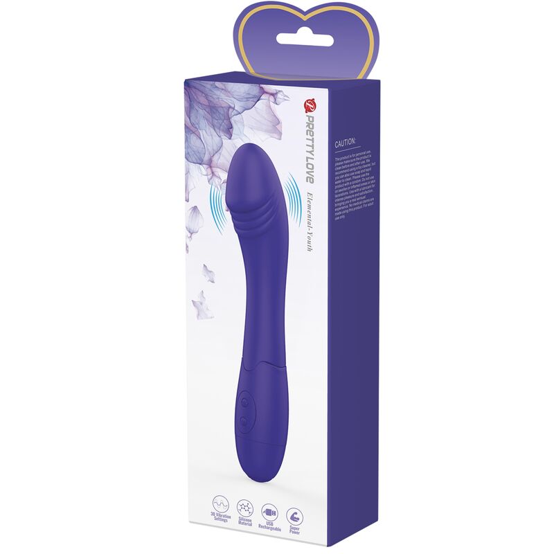 PRETTY LOVE - DILDO VIBRATORE VIOLA ELEMENTAL YOUTH