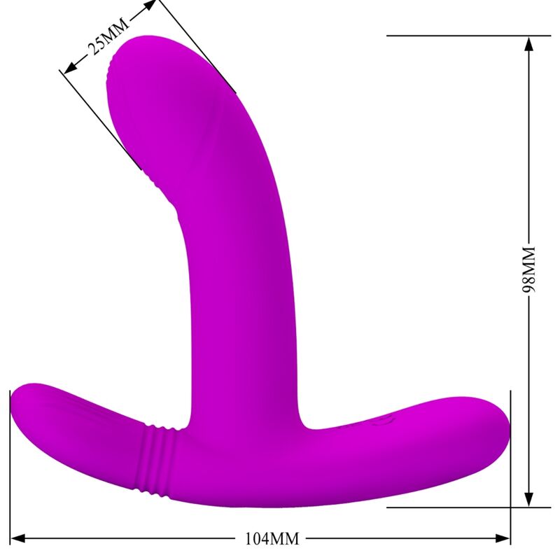 PRETTY LOVE - MASAJEADOR DE CLÍTORIS GERI ROSA CONTROL REMOTO