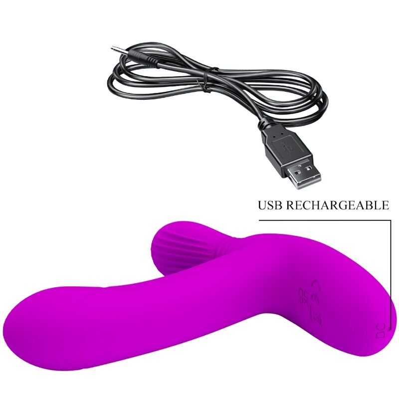PRETTY LOVE - GERI MASSAGGIATORE CLITORIDEO ROSA CON TELECOMANDO