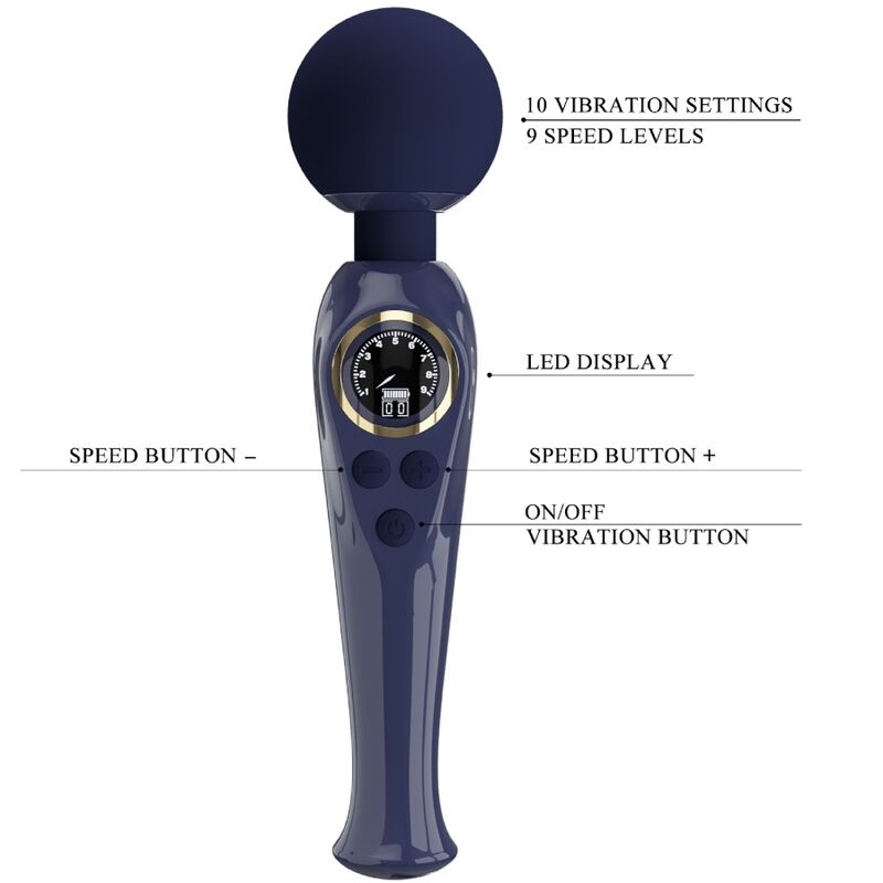 PRETTY LOVE - SKYLER VIBRATORE BACCHETTA BLU
