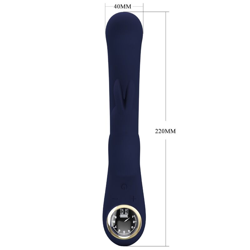 PRETTY LOVE - VIBRATORE CONIGLIO LAMAR E PUNTO G BLU