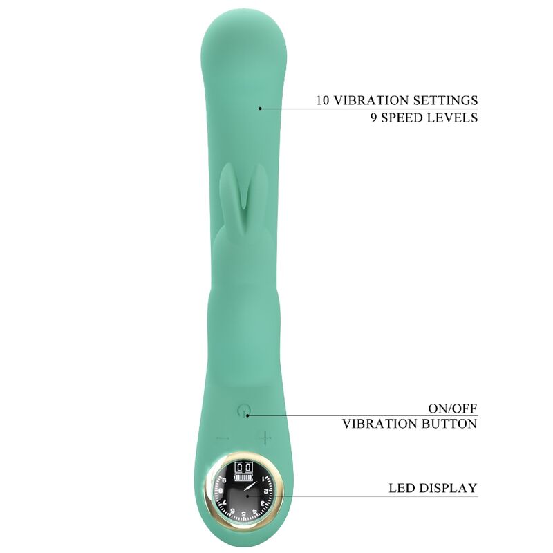PRETTY LOVE - VIBRATORE CONIGLIO LAMAR E PUNTO G VERDE