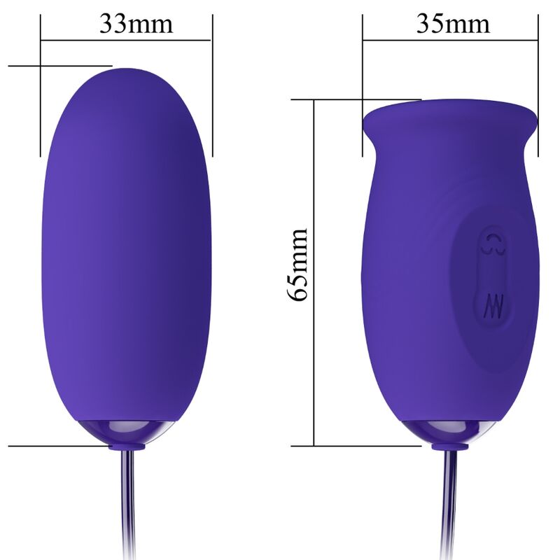 PRETTY LOVE - VIBRATORE STIMOLATORE RICARICABILE DAISY YOUTH VIOLET