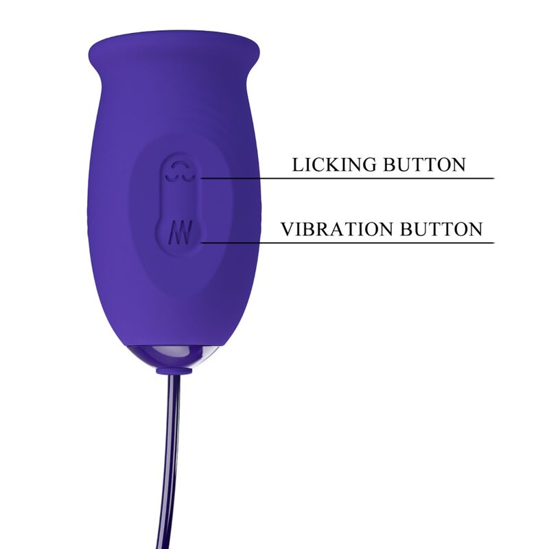 PRETTY LOVE - VIBRATORE STIMOLATORE RICARICABILE DAISY YOUTH VIOLET