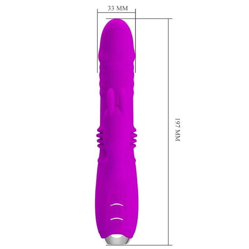 PRETTY LOVE - VIBRATORE CONIGLIO RICARICABILE VIOLA DOROTHY