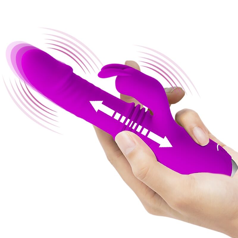 PRETTY LOVE - VIBRATORE CONIGLIO RICARICABILE VIOLA DOROTHY