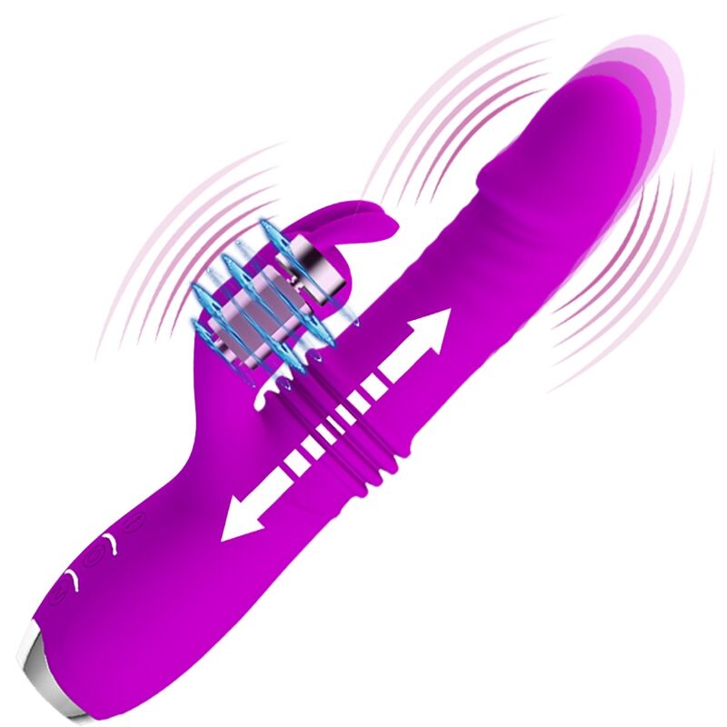 PRETTY LOVE - VIBRATORE CONIGLIO RICARICABILE VIOLA DOROTHY