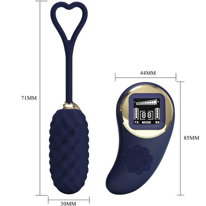 PRETTY LOVE - VIVIAN BLUE UOVO VIBRANTE TELECOMANDATO