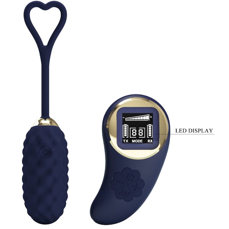 PRETTY LOVE - HUEVO VIBRADOR CON CONTROL REMOTO VIVIAN BLUE