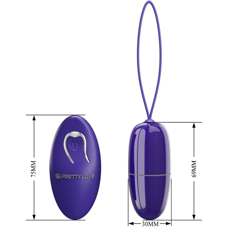 PRETTY LOVE - SELKIE YOUTH MINI UOVO VIBRANTE VIOLA TELECOMANDO