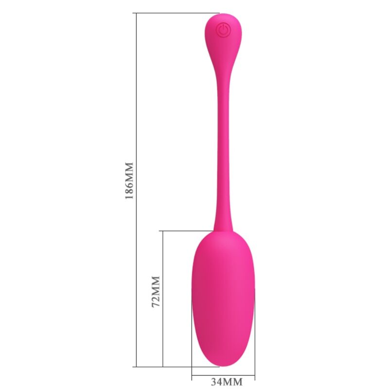 PRETTY LOVE - KNUCKER UOVO VIBRANTE RICARICABILE ROSA