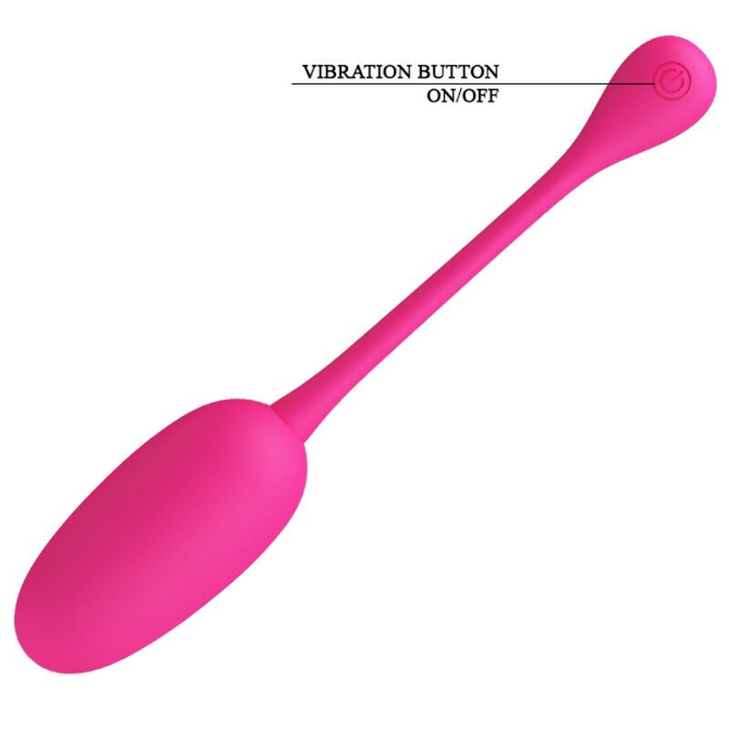 PRETTY LOVE - HUEVO VIBRADOR RECARGABLE ROSA KNUCKER