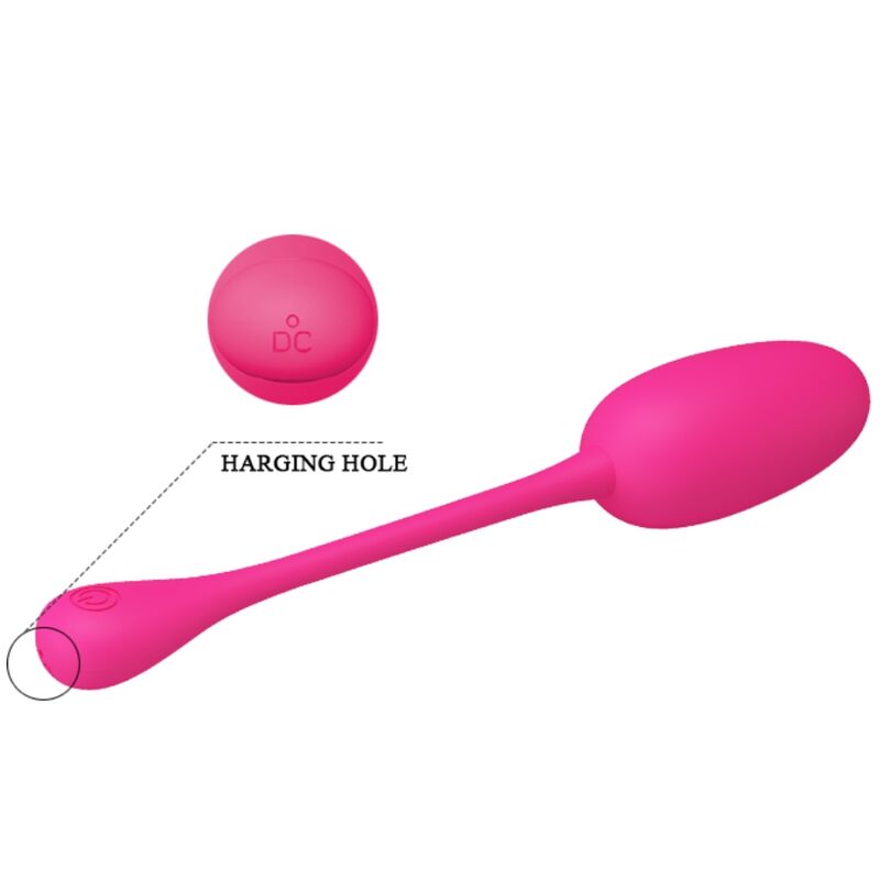 PRETTY LOVE - HUEVO VIBRADOR RECARGABLE ROSA KNUCKER