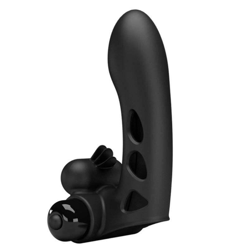 PRETTY LOVE - VIBRATORE ORLANDO NERO COVER PER DITA