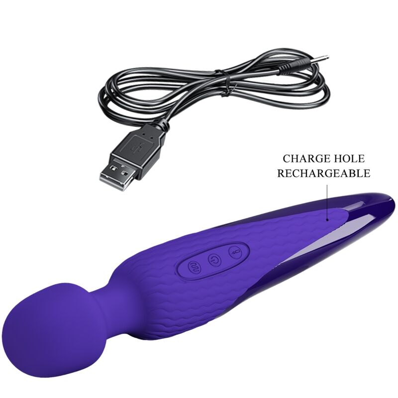 PRETTY LOVE - ANTONY YOUTH VIBRATORE A BACCHETTA VIOLA EFFETTO CALORE