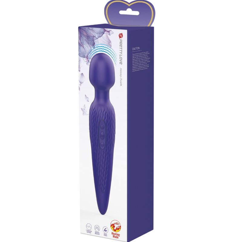PRETTY LOVE - ANTONY YOUTH VIBRATORE A BACCHETTA VIOLA EFFETTO CALORE