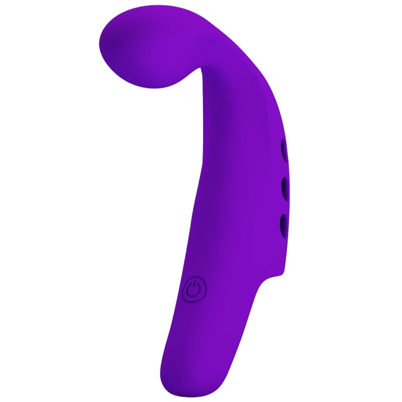 PRETTY LOVE - VIBRATORE DA DITO RICARICABILE VIOLA GORGON