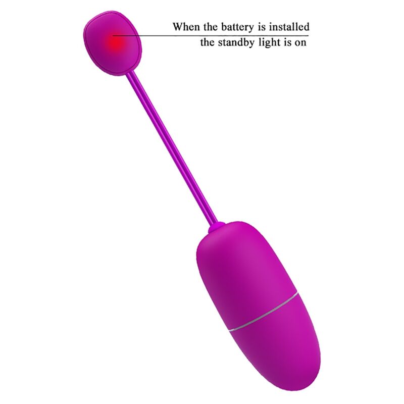 PRETTY LOVE - UOVO VIBRANTE NINFA VIOLA CONTROLLATO DA APP