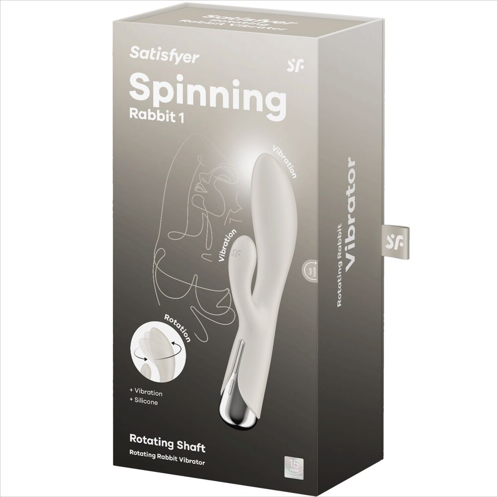 SATISFYER - CONIGLIO GIREVOLE 1 STIMOLAZIONE CLITORIDE E PUNTO G ROSSO