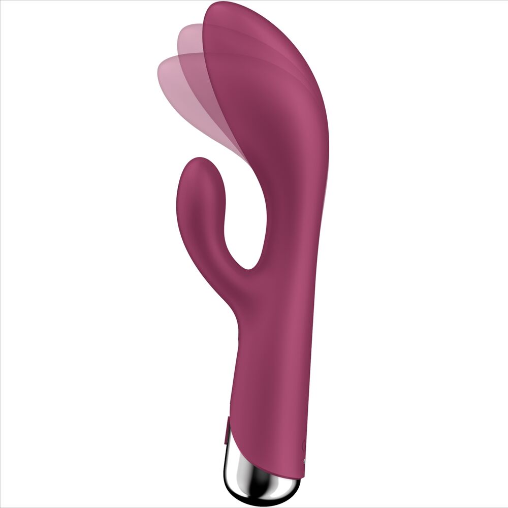SATISFYER - CONIGLIO GIREVOLE 1 STIMOLAZIONE CLITORIDE E PUNTO G ROSSO