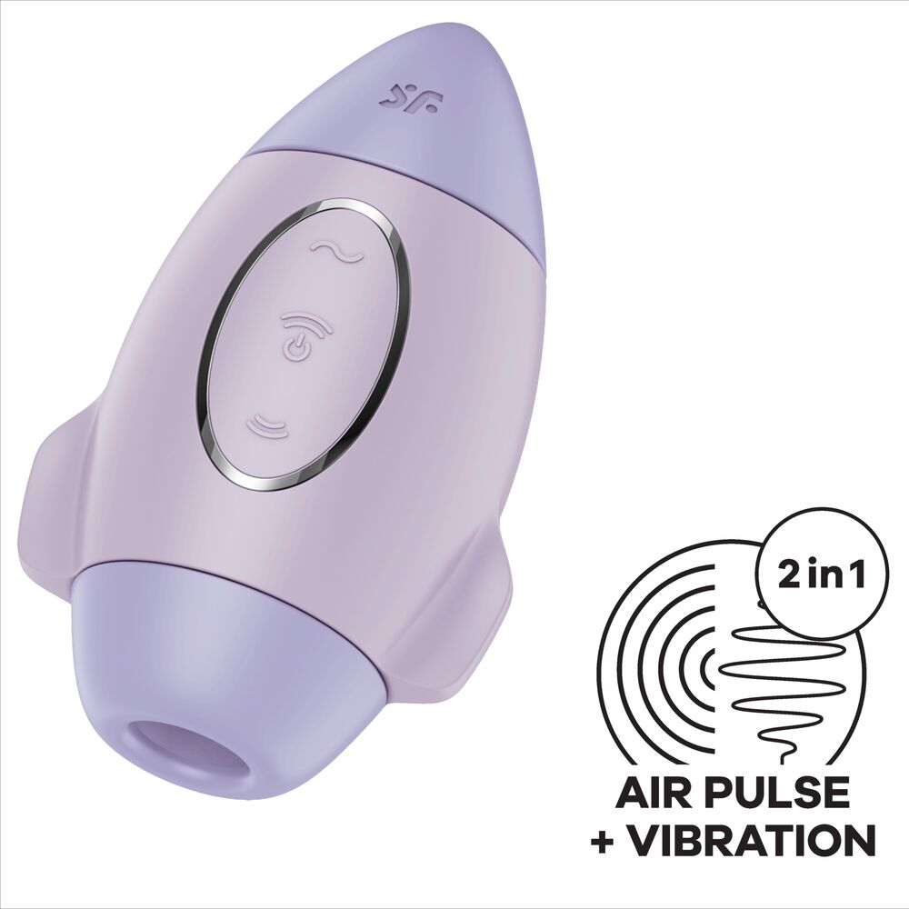 SATISFYER - MISSION CONTROL LILAC PICCOLO VIBRATORE A DOPPIO IMPULSO