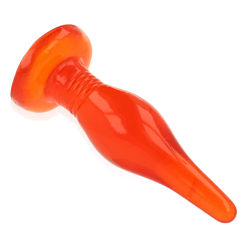 BAILE - PLUG ANAL ROJO DE TACTO SUAVE 14,2 CM