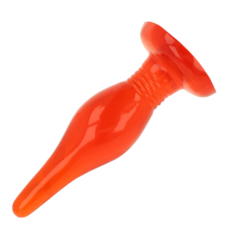 BAILE - PLUG ANAL ROJO DE TACTO SUAVE 14,2 CM