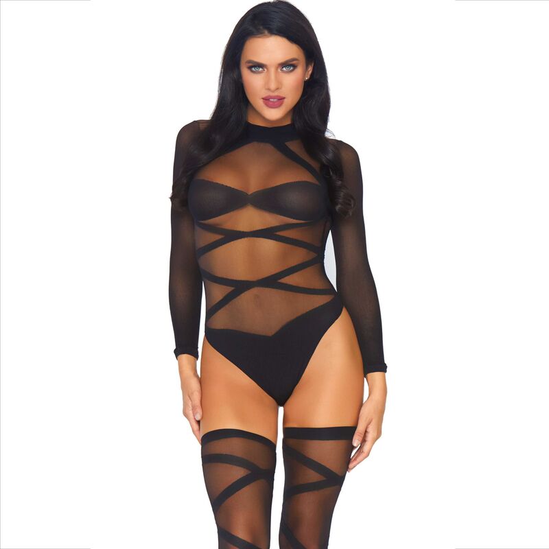 LEG AVENUE - SET 2 PEZZI BODY E COSCE
