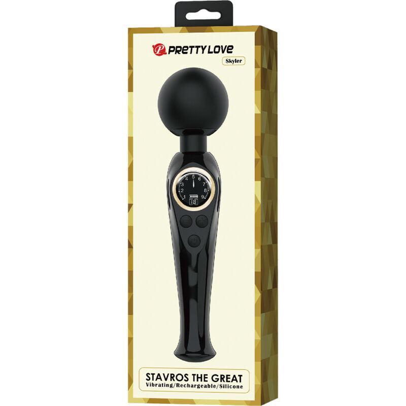 PRETTY LOVE - SKYLER VIBRATORE A BACCHETTA NERO