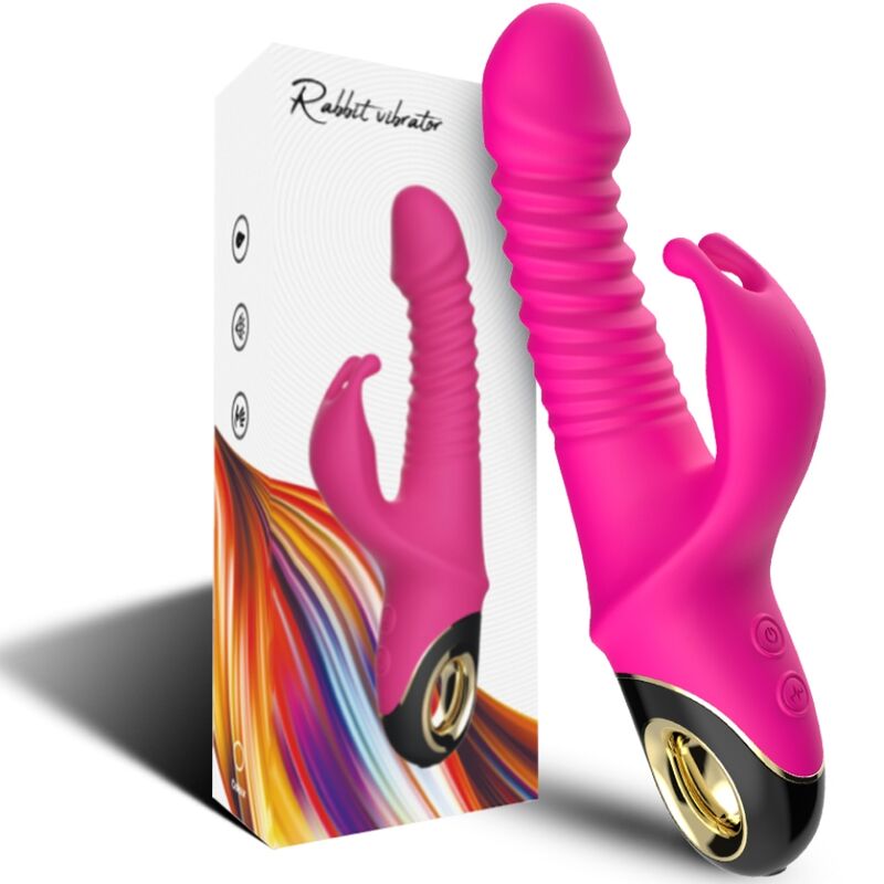 ARMONY - ZING DILDO VIBRADOR CONEJO FUCSIA