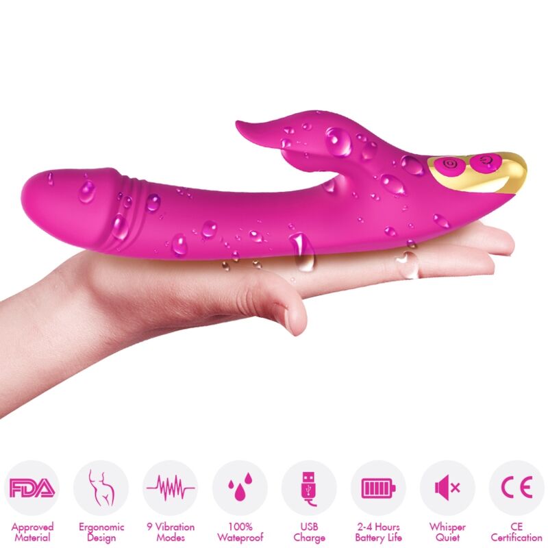 ARMONY - AMANTE SUCCHIATORE CLITORIDE E PUNTO G FUCSIA