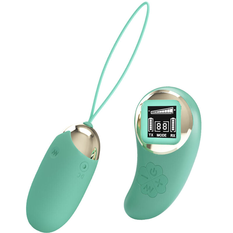 PRETTY LOVE - MINIERA A OVETTO VIBRANTE CON TELECOMANDO VERDE