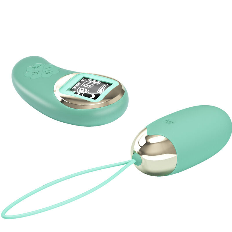 PRETTY LOVE - MINIERA A OVETTO VIBRANTE CON TELECOMANDO VERDE