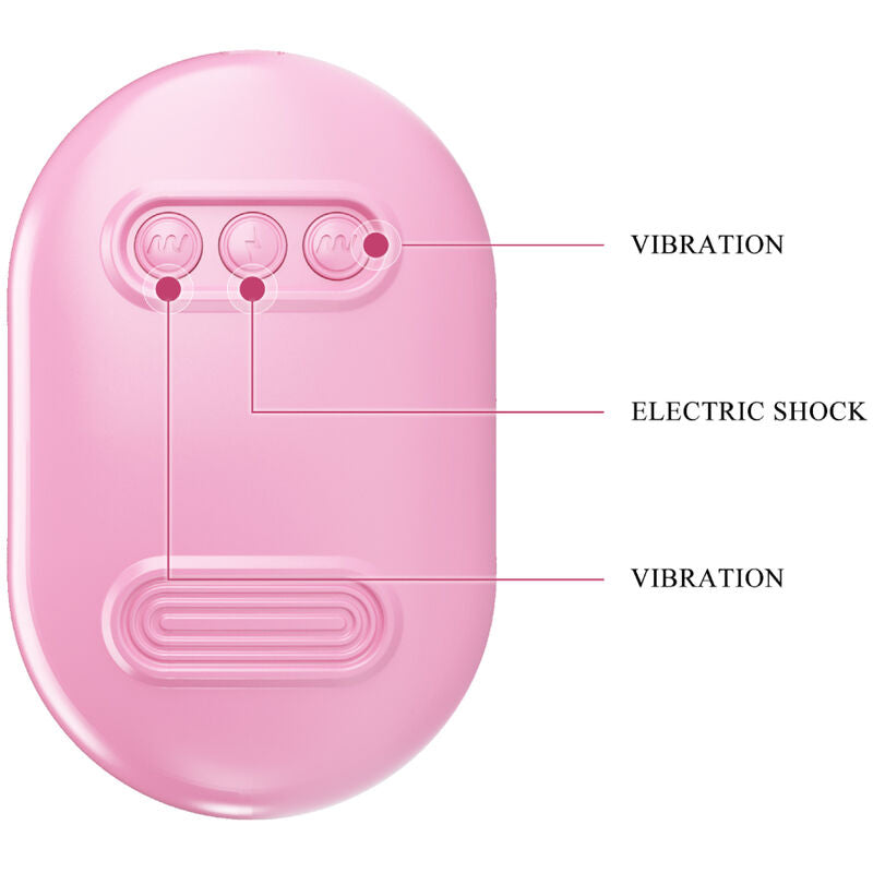 PRETTY LOVE - PINZETTE PER ELETTROSTIMOLAZIONE ROSA CON SCATOLA A SORPRESA