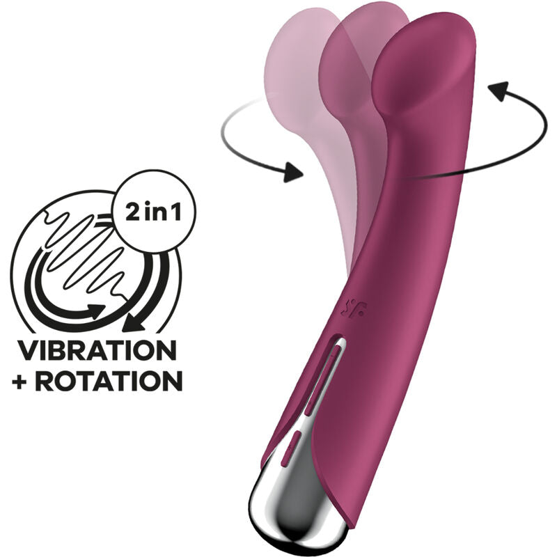 SATISFYER - VIBRATORE ROTANTE G-SPORT 1 ROSSO