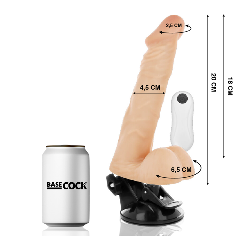 BASECOCK - REALISTICO TELECOMANDO ARTICOLABILE CARNE 20 CM -O- 4,5 CM