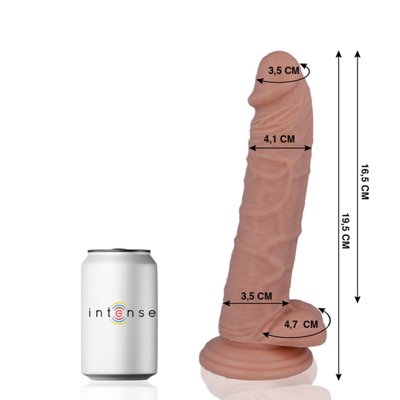 MR INTENSE - 15 CAZZI REALISTICI 19,5 CM -O- 4,1 CM