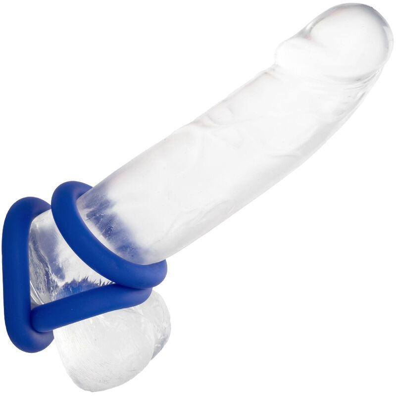 CALEXOTICS - SET DI ANELLI PER IL PENE ADMIRAL BLU