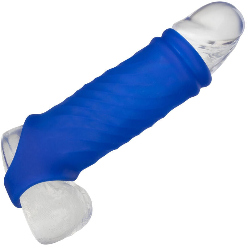 CALEXOTICS - ADMIRAL WAVE PROTEZIONE PER PENE SILICONE LIQUIDO BLU