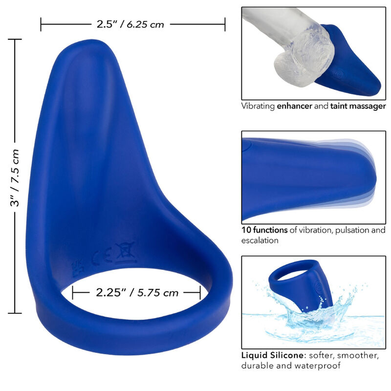 CALEXOTICS - MASSAGGIATORE PERINEO ADMIRAL BLU