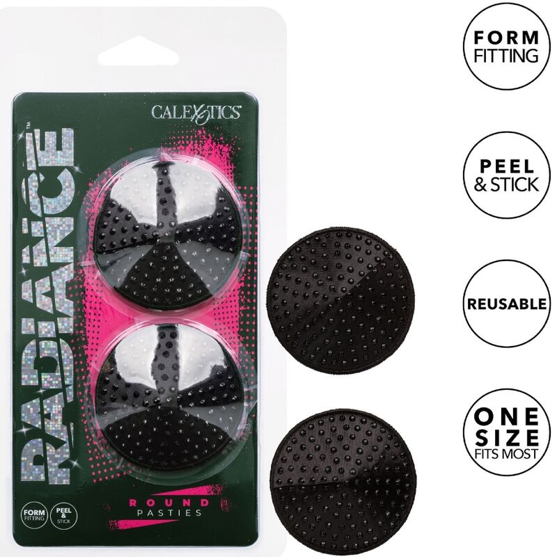 CALEXOTICS - CUBREPEZONES CON JOYA REDONDA RADIANCE