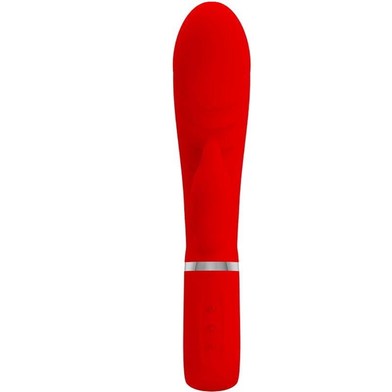 PRETTY LOVE - VIBRATORE MULTIFUNZIONE PUNTO G PRESCOTT ROSSO