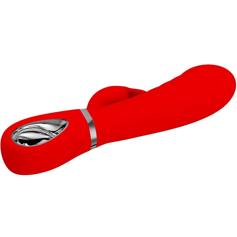 PRETTY LOVE - VIBRATORE MULTIFUNZIONE PUNTO G PRESCOTT ROSSO