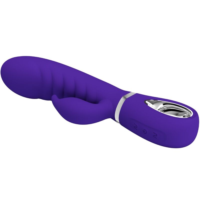 PRETTY LOVE - VIBRATORE MULTIFUNZIONE PUNTO G PRESCOTT VIOLA