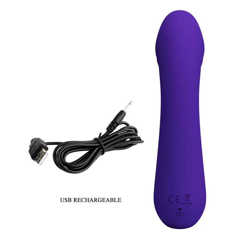 PRETTY LOVE - VIBRADOR RECARGABLE CETUS MORADO